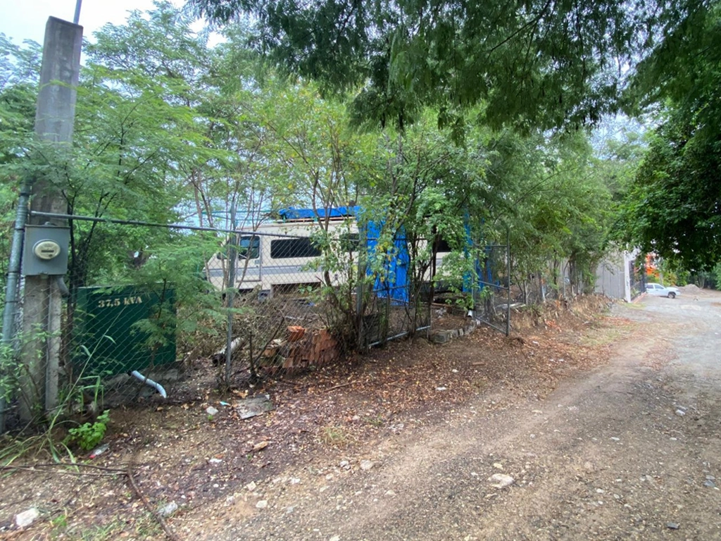 Access to the land from the street.