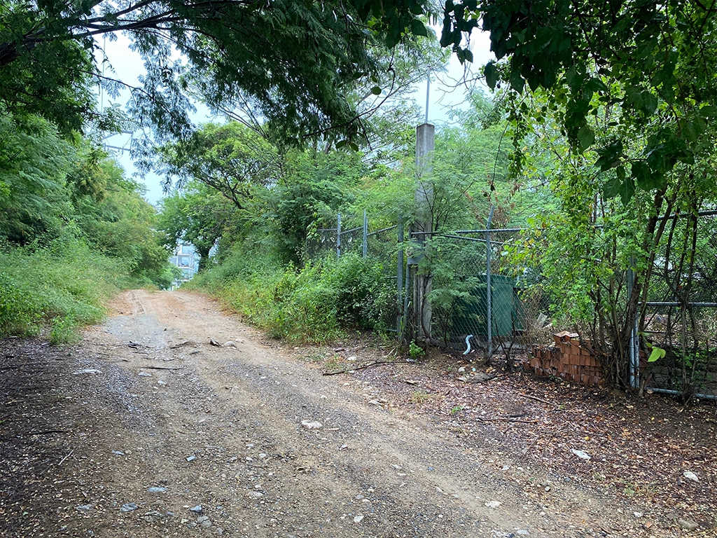 Electricity connection on site.